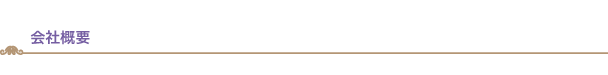 <h2>会社概要</h2>